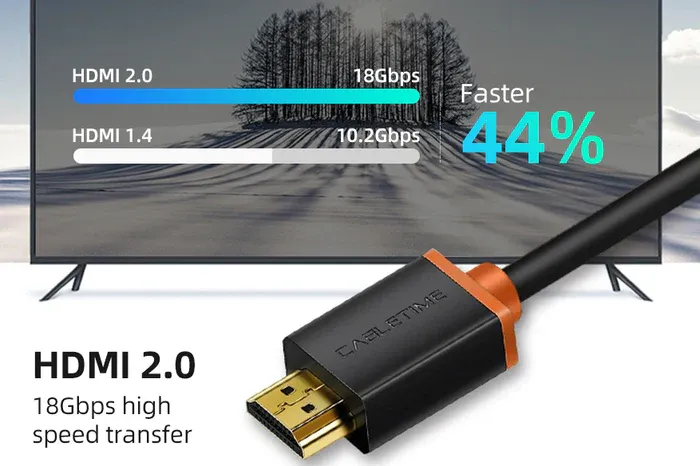 Dây cáp HDMI 2.0 4K 60HZ cho PC TV Dài 5M